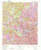 YellowMaps Northwest Atlanta GA topo map, 1:24000 Scale, 7.5 X 7.5 Minute, Historical, 1954, Updated 1979, 26.9 x 22 in - Polypropylene view 1