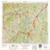 YellowMaps Charlotte NC topo map, 1:250000 Scale, 1 X 2 Degree, Historical, 1953, Updated 1968, 21.9 x 31.9 in - Tyvek view 1