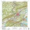 YellowMaps Harriman TN topo map, 1:24000 Scale, 7.5 X 7.5 Minute, Historical, 1968, Updated 1980, 27.3 x 22 in - Tyvek view 1