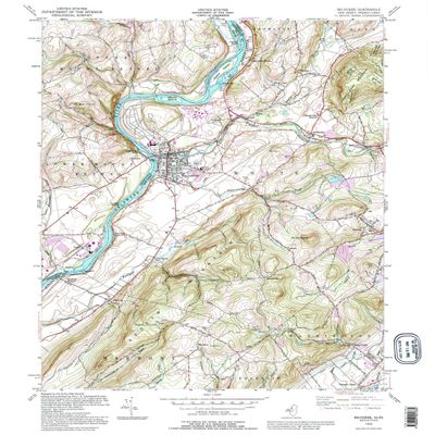 YellowMaps Belvidere NJ topo map, 1:24000 Scale, 7.5 X 7.5 Minute, Historical, 1992, Updated 1995, 26.9 x 22.1 in - Tyvek