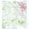 YellowMaps Murfreesboro TN topo map, 1:24000 Scale, 7.5 X 7.5 Minute, Historical, 1950, Updated 1984, 27.4 x 22 in - Polypropylene view 1