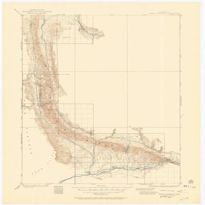 YellowMaps Grand Hogback CO topo map, 1:125000 Scale, 30 X 30 Minute, Historical, 1906, Updated 1959, 21.3 x 17.6 in - Tyvek