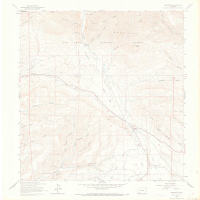 YellowMaps Hesperus CO topo map, 1:24000 Scale, 7.5 X 7.5 Minute, Historical, 1963, Updated 1973, 26.9 x 22.3 in - Polypropylene