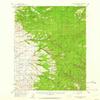 YellowMaps Cleveland Mountain MT topo map, 1:62500 Scale, 15 X 15 Minute, Historical, 1959, Updated 1961, 20.9 x 17 in - Polypropylene view 1