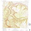 YellowMaps Black Ridge CO topo map, 1:24000 Scale, 7.5 X 7.5 Minute, Historical, 1955, Updated 1980, 26.8 x 22 in - Polypropylene view 1