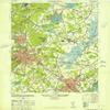 YellowMaps Morristown NJ topo map, 1:24000 Scale, 7.5 X 7.5 Minute, Historical, 1947, 28.2 x 22 in - Tyvek view 1