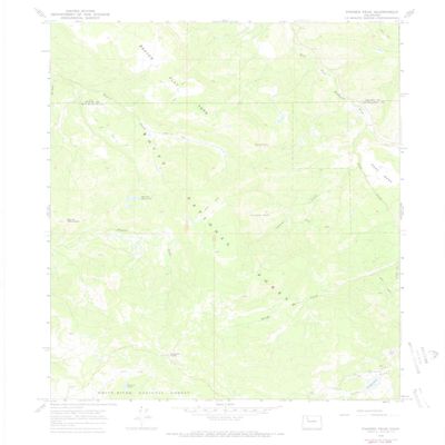 YellowMaps Pagoda Peak CO topo map, 1:24000 Scale, 7.5 X 7.5 Minute, Historical, 1966, Updated 1970, 26.9 x 22.3 in - Polypropylene
