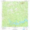 YellowMaps Aonia GA topo map, 1:24000 Scale, 7.5 X 7.5 Minute, Historical, 1972, Updated 1991, 26.9 x 22 in - Polypropylene view 1
