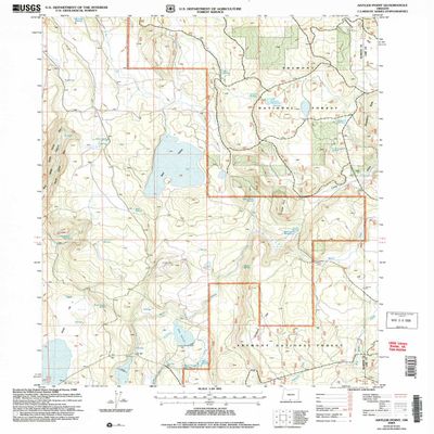 YellowMaps Antler Point OR topo map, 1:24000 Scale, 7.5 X 7.5 Minute, Historical, 2004, Updated 2007, 26.9 x 22 in - Polypropylene