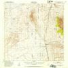 YellowMaps Three Rivers NM topo map, 1:62500 Scale, 15 X 15 Minute, Historical, 1947, Updated 1954, 20.9 x 17 in - Polypropylene view 1