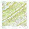 Powell TN topo map, 1:24000 Scale, 7.5 X 7.5 Minute, Historical, 1976, Updated 1977, 27.4 x 22 in - Tyvek view 1