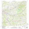 YellowMaps Burns TN topo map, 1:24000 Scale, 7.5 X 7.5 Minute, Historical, 1953, Updated 1987, 27.5 x 22 in - Tyvek view 1