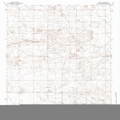 YellowMaps Bluit NM topo map, 1:24000 Scale, 7.5 X 7.5 Minute, Historical, 1972, Updated 1985, 27 x 22 in - Polypropylene