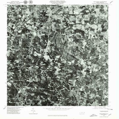 YellowMaps Fair Grove NC topo map, 1:24000 Scale, 7.5 X 7.5 Minute, Historical, 1977, Updated 1979, 26.7 x 21.7 in - Polypropylene