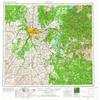 YellowMaps Spokane WA topo map, 1:250000 Scale, 1 X 2 Degree, Historical, 1955, Updated 1965, 22 x 27.2 in - Polypropylene view 1