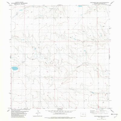 YellowMaps Cheyenne Wells NW CO topo map, 1:24000 Scale, 7.5 X 7.5 Minute, Historical, 1982, Updated 1982, 26.7 x 21.9 in - Polypropylene
