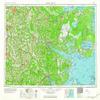 YellowMaps Rocky Mount NC topo map, 1:250000 Scale, 1 X 2 Degree, Historical, 1953, Updated 1964, 22.1 x 32 in - Polypropylene view 1