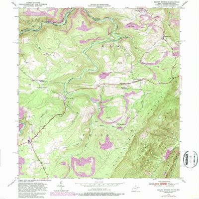 YellowMaps Mount Storm WV topo map, 1:24000 Scale, 7.5 X 7.5 Minute, Historical, 1949, Updated 1987, 26.7 x 21.9 in - Tyvek