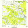 YellowMaps Pantego NC topo map, 1:24000 Scale, 7.5 X 7.5 Minute, Historical, 1951, Updated 1953, 26.7 x 21.8 in - Polypropylene view 1