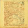 YellowMaps Ellensburg WA topo map, 1:125000 Scale, 30 X 30 Minute, Historical, 1901, Updated 1907, 20 x 16.6 in - Polypropylene view 1