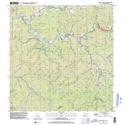 YellowMaps Baileysville WV topo map, 1:24000 Scale, 7.5 X 7.5 Minute, Historical, 1996, Updated 2003, 27 x 22 in - Polypropylene