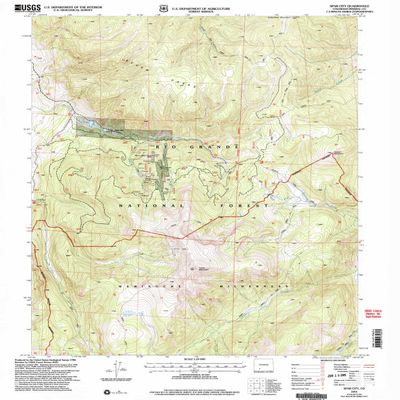 YellowMaps Spar City CO topo map, 1:24000 Scale, 7.5 X 7.5 Minute, Historical, 2001, Updated 2005, 26.7 x 22.1 in - Polypropylene