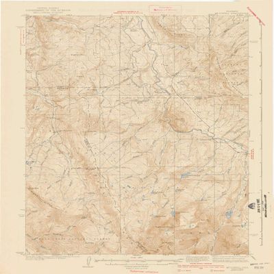 Mount Powell CO topo map, 1:62500 Scale, 15 X 15 Minute, Historical, 1940, 20.1 x 16.6 in - Polypropylene