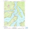 YellowMaps Squaxin Island WA topo map, 1:24000 Scale, 7.5 X 7.5 Minute, Historical, 1959, Updated 1991, 26.8 x 22 in - Polypropylene view 1