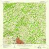 YellowMaps Anderson SC topo map, 1:62500 Scale, 15 X 15 Minute, Historical, 1957, Updated 1958, 20.8 x 16.8 in - Polypropylene view 1