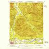 YellowMaps Wickersham WA topo map, 1:62500 Scale, 15 X 15 Minute, Historical, 1951, Updated 1953, 20.9 x 17.1 in - Tyvek view 1