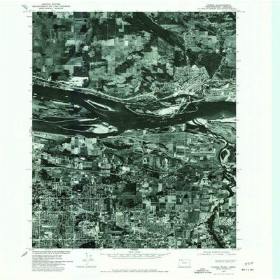 YellowMaps Camas WA topo map, 1:24000 Scale, 7.5 X 7.5 Minute, Historical, 1975, Updated 1977, 27 x 22 in - Polypropylene
