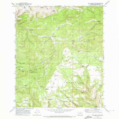YellowMaps Big Rock Flat OR topo map, 1:24000 Scale, 7.5 X 7.5 Minute, Historical, 1969, Updated 1973, 26.9 x 22 in - Tyvek