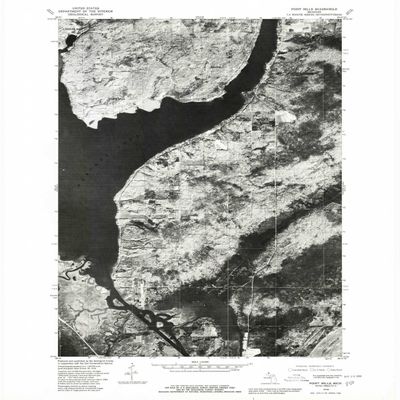 YellowMaps Point Mills MI topo map, 1:24000 Scale, 7.5 X 7.5 Minute, Historical, 1978, Updated 1980, 27.1 x 22.1 in - Polypropylene