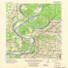 Mellwood AR topo map, 1:62500 Scale, 15 X 15 Minute, Historical, 1954, Updated 1954, 21.9 x 18 in - Polypropylene view 1