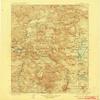 YellowMaps Waldo Lake OR topo map, 1:125000 Scale, 30 X 30 Minute, Historical, 1925, Updated 1925, 19.9 x 16.6 in - Tyvek view 1