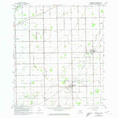 YellowMaps Fairgrove MI topo map, 1:24000 Scale, 7.5 X 7.5 Minute, Historical, 1963, Updated 1974, 27 x 22 in - Polypropylene