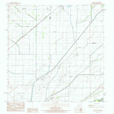 YellowMaps Mounds AR topo map, 1:24000 Scale, 7.5 X 7.5 Minute, Historical, 1984, Updated 1984, 26.9 x 21.9 in - Polypropylene