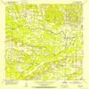 YellowMaps Pisgah AR topo map, 1:24000 Scale, 7.5 X 7.5 Minute, Historical, 1951, Updated 1952, 26.8 x 22 in - Polypropylene view 1