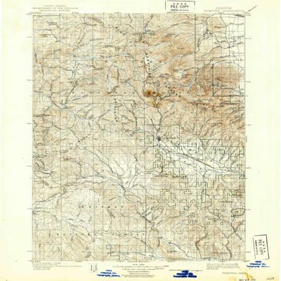 YellowMaps Sumpter OR topo map, 1:125000 Scale, 30 X 30 Minute, Historical, 1901, Updated 1939, 19.9 x 16.5 in - Tyvek