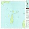 YellowMaps Beaver Island MI topo map, 1:100000 Scale, 30 X 60 Minute, Historical, 1984, Updated 1985, 24.1 x 36.9 in - Tyvek view 1