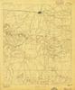YellowMaps Abilene TX topo map, 1:125000 Scale, 30 X 30 Minute, Historical, 1892, 19.6 x 16.2 in - Tyvek