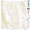 YellowMaps Saline Valley CA topo map, 1:100000 Scale, 30 X 60 Minute, Historical, 1985, Updated 1985, 24.1 x 41.7 in - Polypropylene view 1