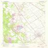 YellowMaps Bloomington TX topo map, 1:24000 Scale, 7.5 X 7.5 Minute, Historical, 1951, Updated 1976, 27 x 23 in - Tyvek view 1