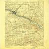 YellowMaps Amsterdam NY topo map, 1:62500 Scale, 15 X 15 Minute, Historical, 1895, Updated 1898, 19.5 x 16.5 in - Polypropylene view 1