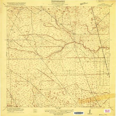 YellowMaps Aldine TX topo map, 1:24000 Scale, 7.5 X 7.5 Minute, Historical, 1916, 26.2 x 22.3 in - Polypropylene