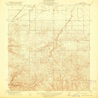 YellowMaps Birds Landing CA topo map, 1:31680 Scale, 7.5 X 7.5 Minute, Historical, 1918, 19.7 x 16.4 in - Polypropylene