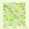 YellowMaps Sempronius NY topo map, 1:31680 Scale, 7.5 X 7.5 Minute, Historical, 1943, Updated 1953, 21.9 x 17 in - Polypropylene view 1
