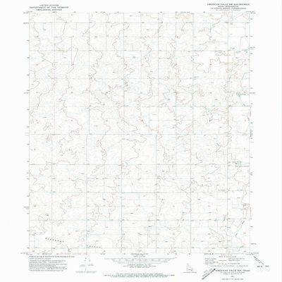 YellowMaps American Falls NW ID topo map, 1:24000 Scale, 7.5 X 7.5 Minute, Historical, 1971, Updated 1974, 26.8 x 21.5 in - Polypropylene