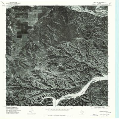 YellowMaps Brice SW TX topo map, 1:24000 Scale, 7.5 X 7.5 Minute, Historical, 1976, Updated 1978, 26.9 x 22 in - Polypropylene