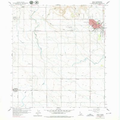 YellowMaps Buhl ID topo map, 1:24000 Scale, 7.5 X 7.5 Minute, Historical, 1958, Updated 1979, 26.9 x 22 in - Polypropylene